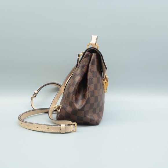 Louis Vuitton Clapton Brown Damier Ebene Canvas Backpack - Picture 2 of 12